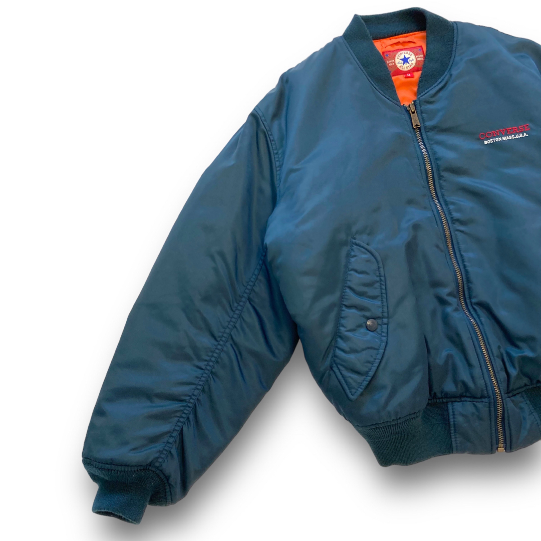 CONVERSE(コンバース)の【CONVERSE】90s コンバース MA-1 フライトジャケット 刺繍ロゴ メンズのジャケット/アウター(フライトジャケット)の商品写真