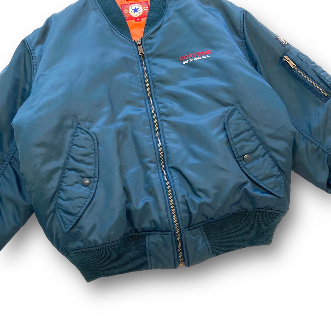CONVERSE(コンバース)の【CONVERSE】90s コンバース MA-1 フライトジャケット 刺繍ロゴ メンズのジャケット/アウター(フライトジャケット)の商品写真