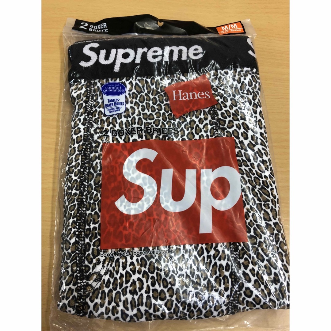 Supreme(シュプリーム)のSUPREME HANES ボクサーブリーフ　豹柄　レオパード　ヒョウ柄 メンズのアンダーウェア(ボクサーパンツ)の商品写真