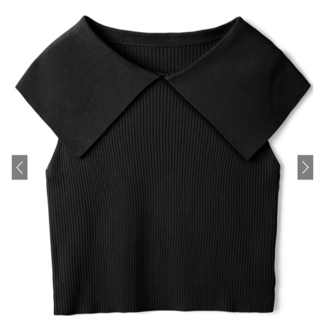 GRL(グレイル)の⭐︎ GRL 黒ニット レディースのトップス(カットソー(半袖/袖なし))の商品写真