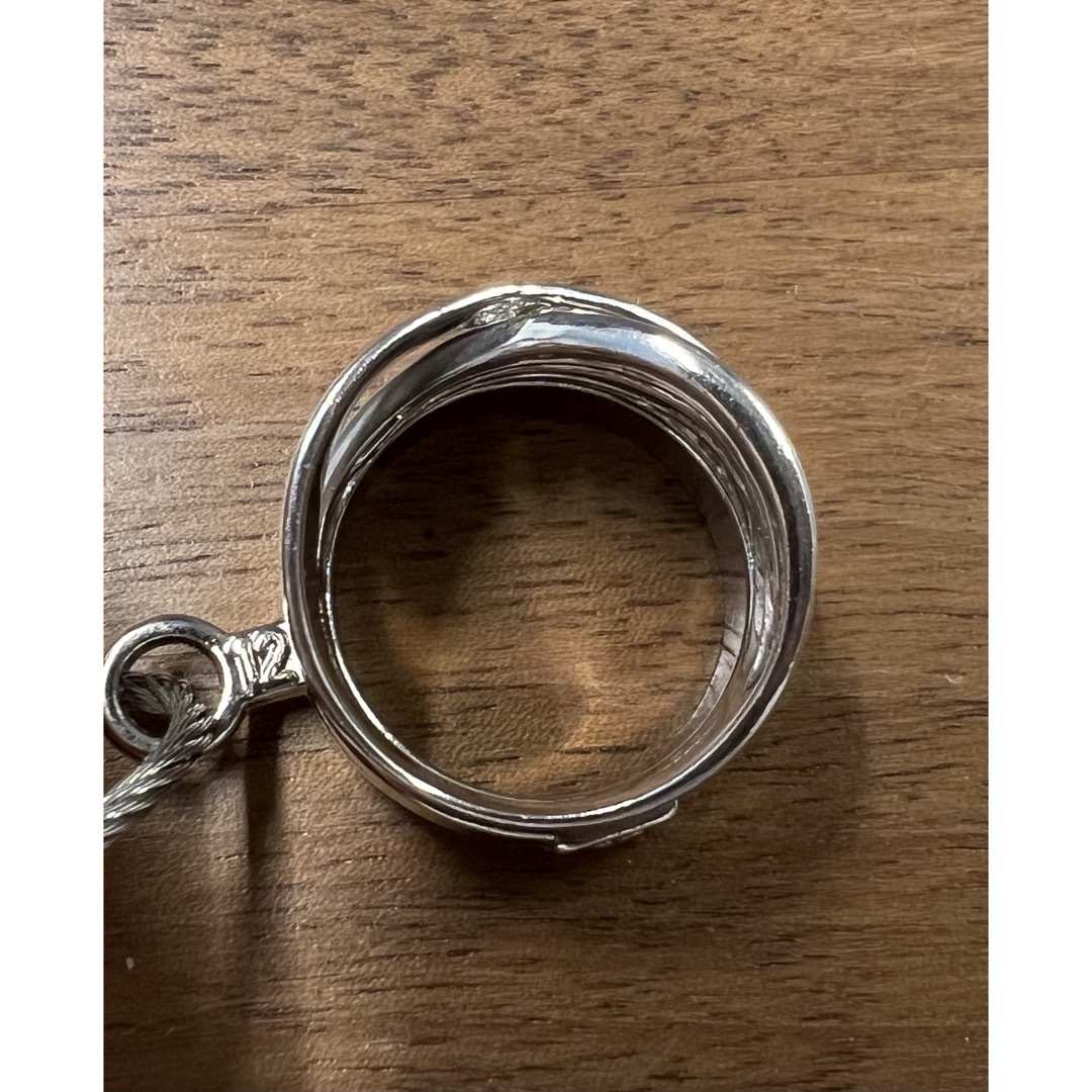 【CELINE】セリーヌ リング 12号 Pt900 0.05ct
