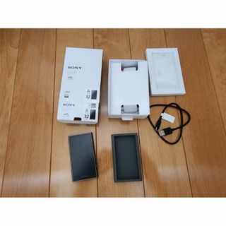 ソニー(SONY)の【中古】ウォークマン NW-A306 グレー(ポータブルプレーヤー)