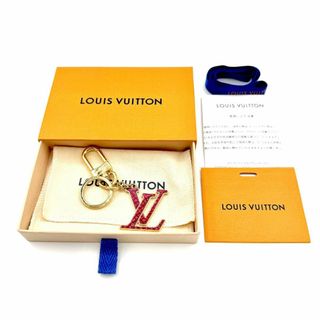 ルイヴィトン(LOUIS VUITTON)のルイヴィトン キーホルダー キーリング レディース LV チャームゴールド(キーホルダー)