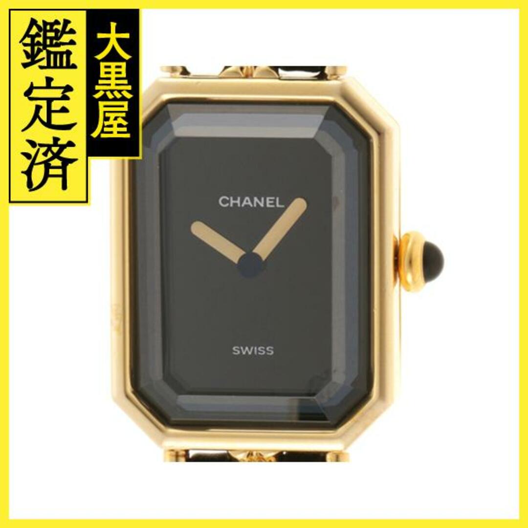 CHANEL　プルミエールＬ　H0001　GP/レザー　クォーツ式　 【437】小スレが多数ございますコメント