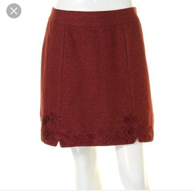 Rirandture(リランドチュール)の裾刺繍台形ミニスカート❤ レディースのスカート(ミニスカート)の商品写真