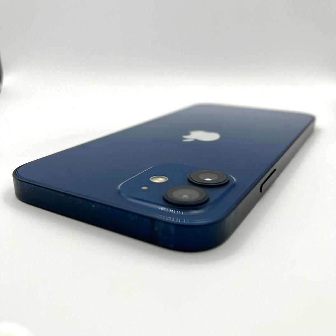 iPhone12 ブルー 64GB バッテリー新品 本体 美品