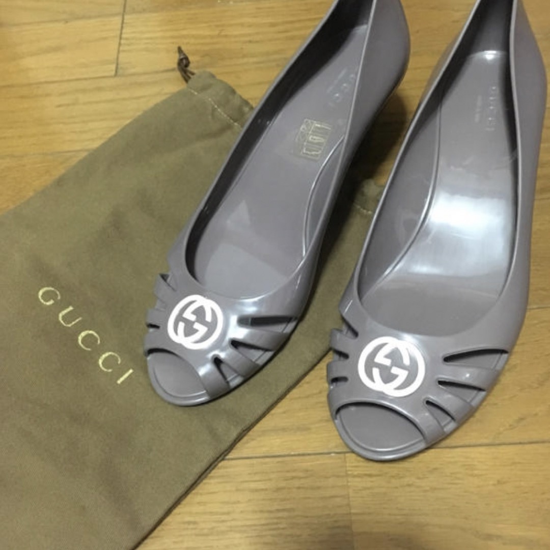 Gucci(グッチ)のGUCCIラバーヒール　38 レディースの靴/シューズ(ハイヒール/パンプス)の商品写真