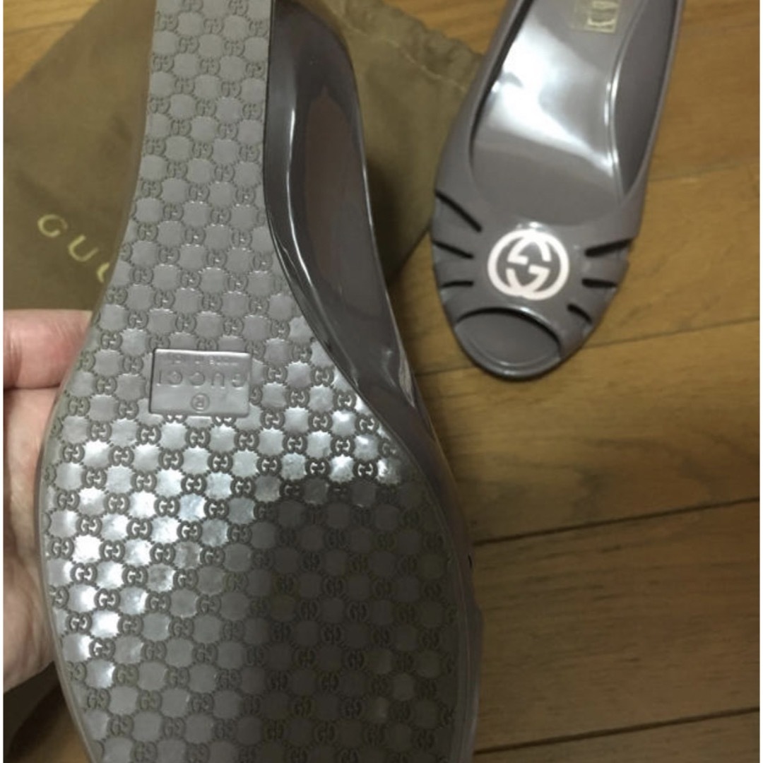 Gucci(グッチ)のGUCCIラバーヒール　38 レディースの靴/シューズ(ハイヒール/パンプス)の商品写真