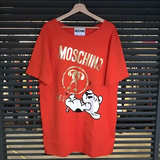 モスキーノ(MOSCHINO)の新品同様 モスキーノ ベティちゃんコラボ パジー チュニックトップス レッド(チュニック)