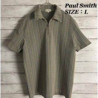 ポールスミス(Paul Smith)の/《90年代》激レア　Paul Smith ハーフジップ　おしゃれ　柄　半袖(Tシャツ/カットソー(半袖/袖なし))