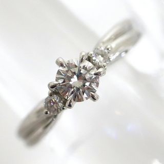 【Jewelry】Pt900 ダイヤリング D0.322ct/D0.07ct 4.4g 9号/tm07572ar(リング(指輪))