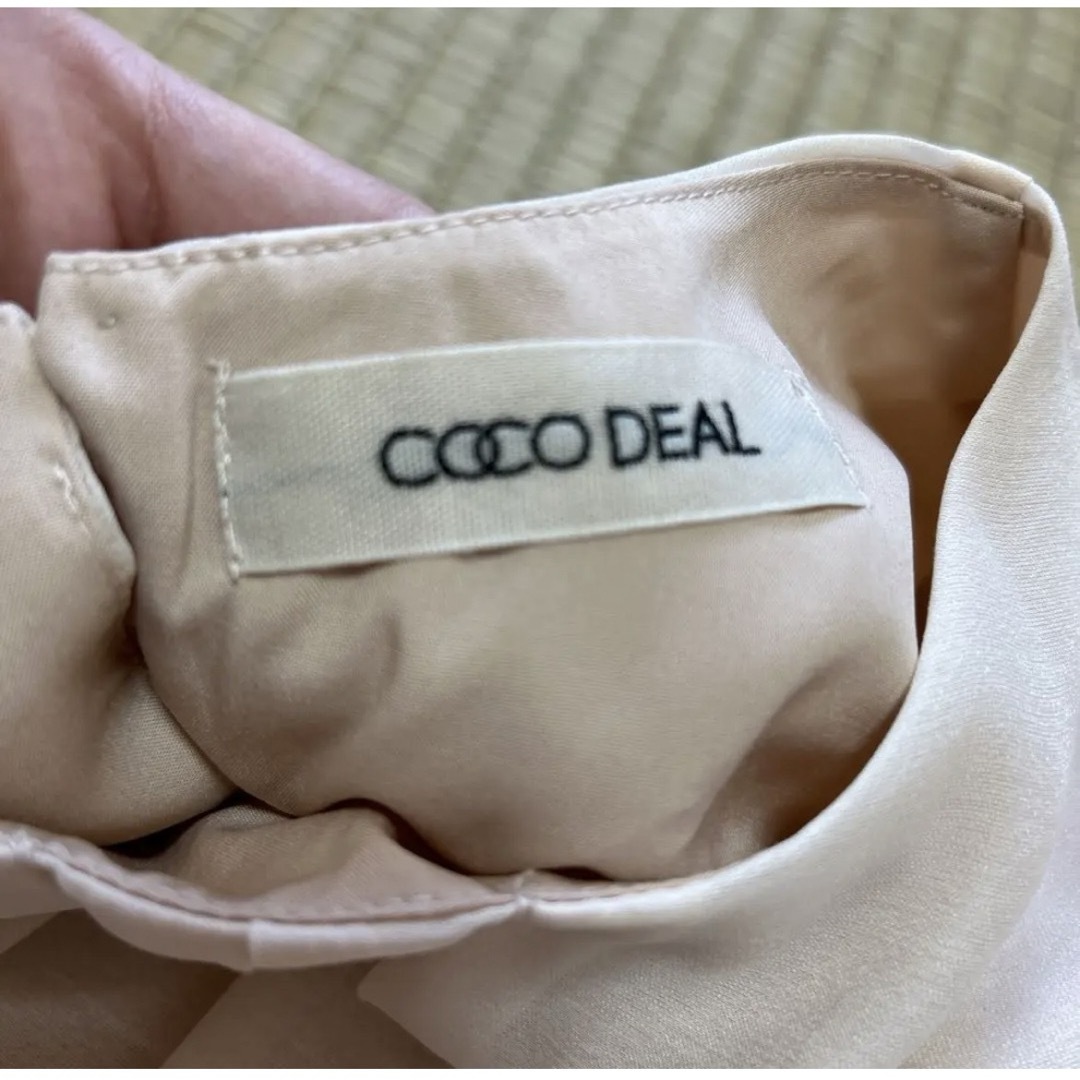 COCO DEAL(ココディール)のココディール♡ケーブルニットベスト×オーガンジーワンピース レディースのワンピース(ミニワンピース)の商品写真