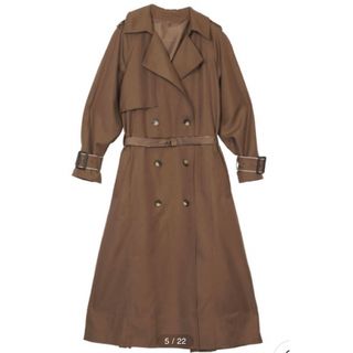 アメリヴィンテージ(Ameri VINTAGE)のAMERI VARIOUS BACK PLEATS TRENCH(トレンチコート)