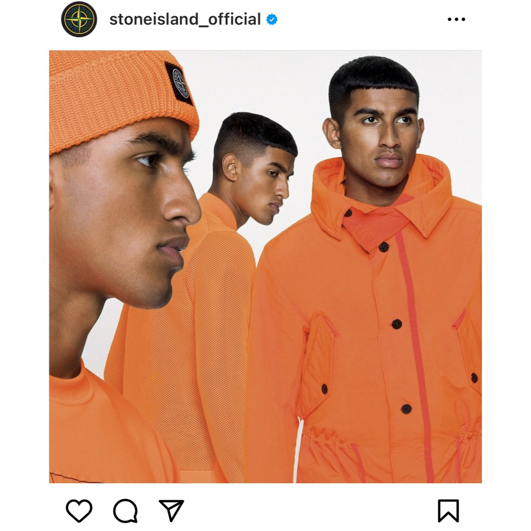 激レア！2019SS STONE ISLAND “FLUO” メッシュジャケット-