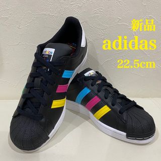 アディダス(adidas)の新品　adidas アディダス　スーパースター  ブラック　22.5cm(スニーカー)