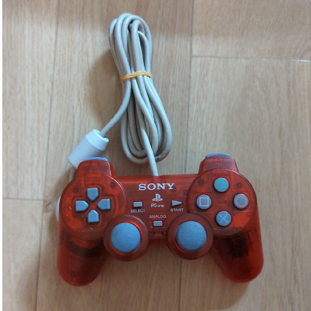 PlayStation - PS One コントローラー クリアレッド