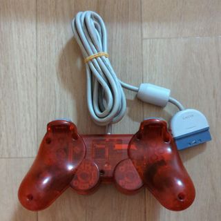 PlayStation - PS One コントローラー クリアレッド