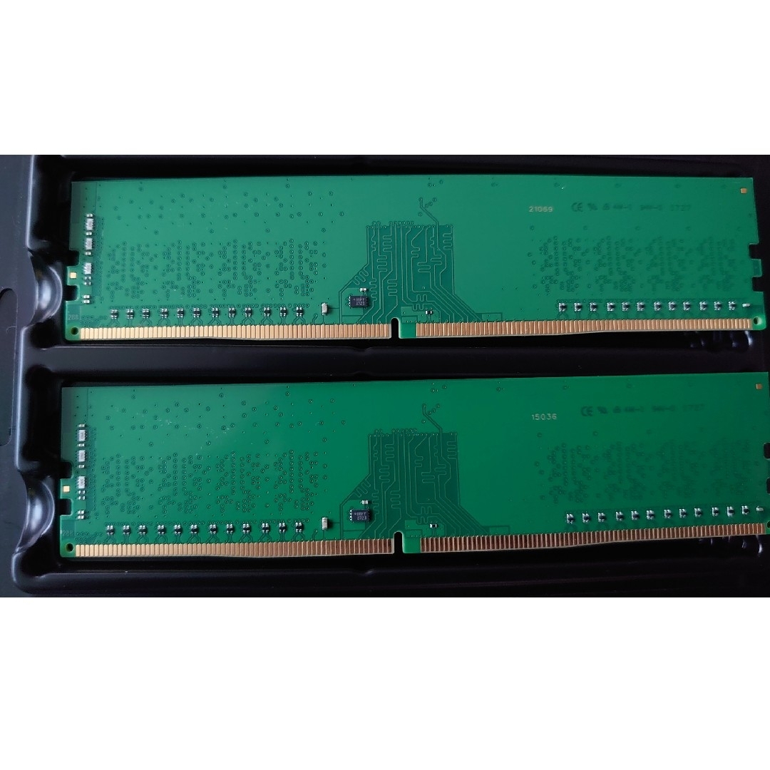 DDR4 SDRAM 8GB×2枚組  KVR21N15S8/8 4