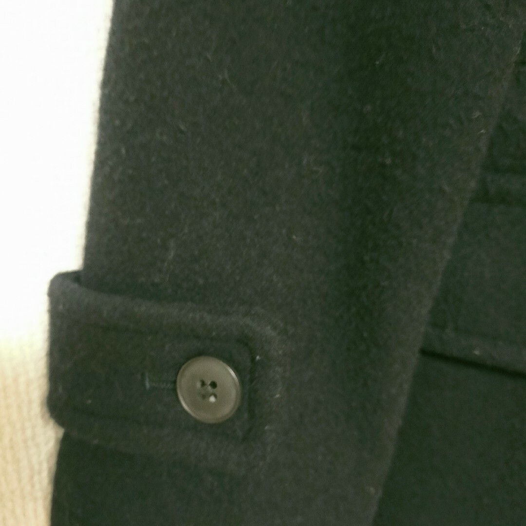 MUJI (無印良品)(ムジルシリョウヒン)の無印良品　ダッフルコート　通学　通勤　Ｓ　ブラック レディースのジャケット/アウター(ダッフルコート)の商品写真