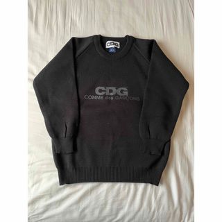 コムデギャルソン(COMME des GARCONS)の【未使用に近い】CDG コムデギャルソン ニット セーター ブラック Mサイズ(ニット/セーター)