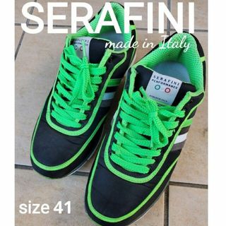 人気ブランド【SERAFINI　セラフィニ】ブラック黒　インポート スニーカー(スニーカー)