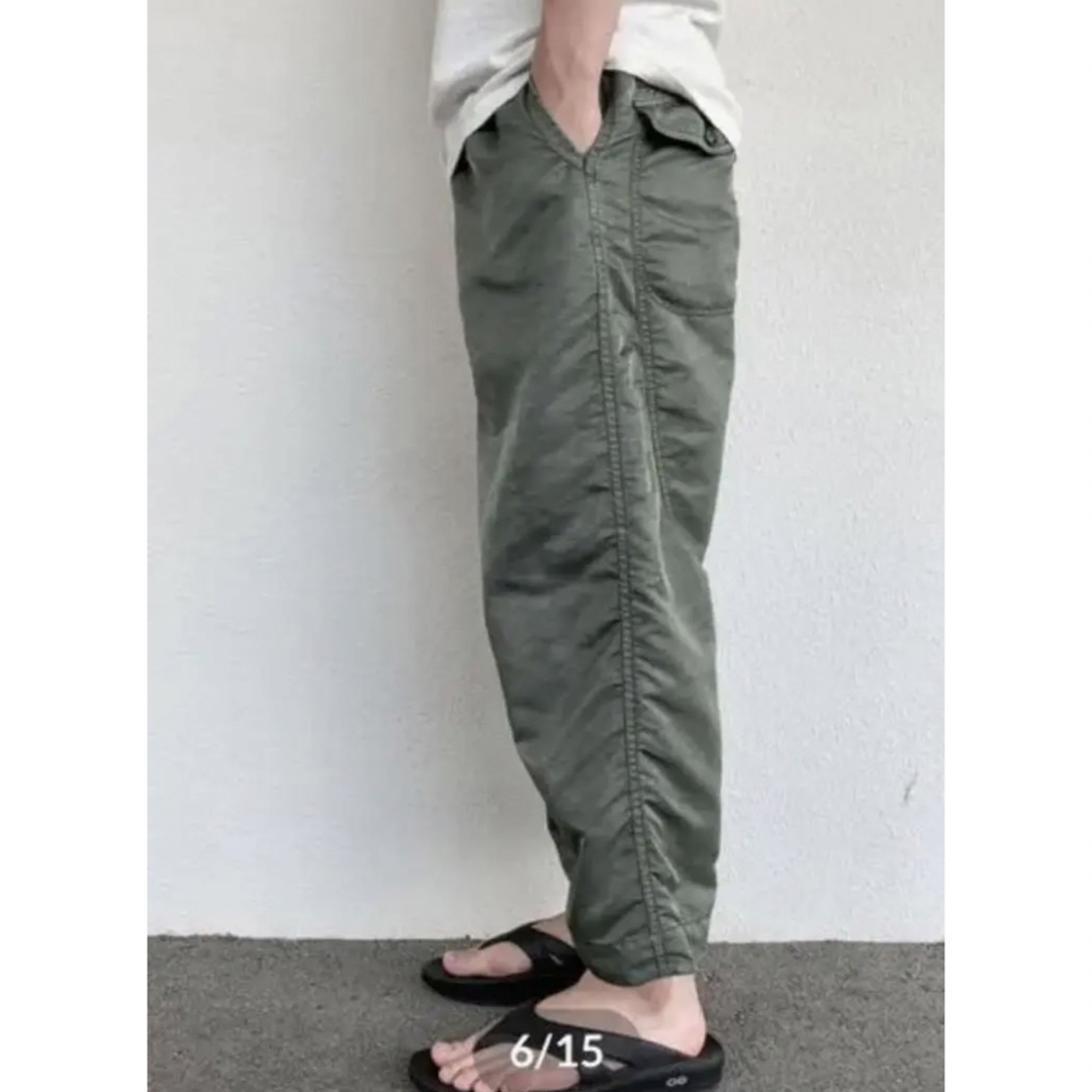 PORTER CLASSIC - ポータークラシック MASH WIDE PANTS OLIVE XLの通販