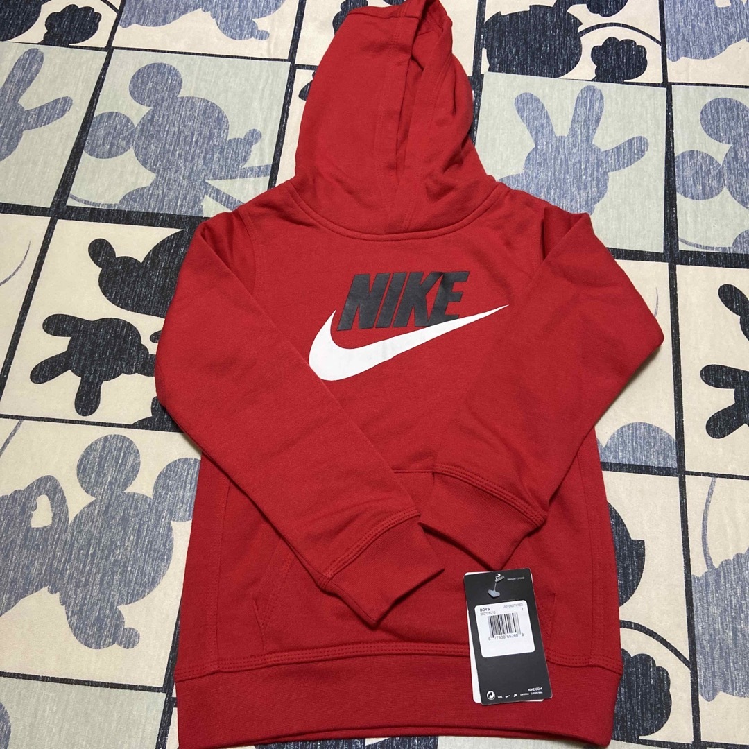 NIKE(ナイキ)のNIKEスウェットパーカー(裏起毛) キッズ/ベビー/マタニティのキッズ服男の子用(90cm~)(ニット)の商品写真