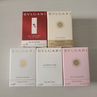 ブルガリ(BVLGARI)のBVLGARI ブルガリ 香水 ミニボトル セット 5ml(香水(女性用))