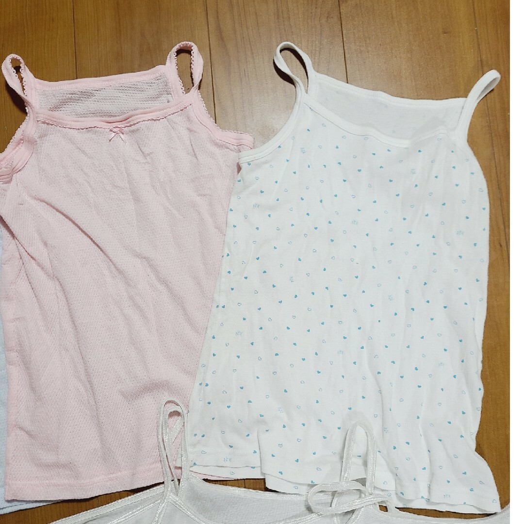 西松屋(ニシマツヤ)のキッズ　キャミソールセット　size130 キッズ/ベビー/マタニティのキッズ服女の子用(90cm~)(下着)の商品写真