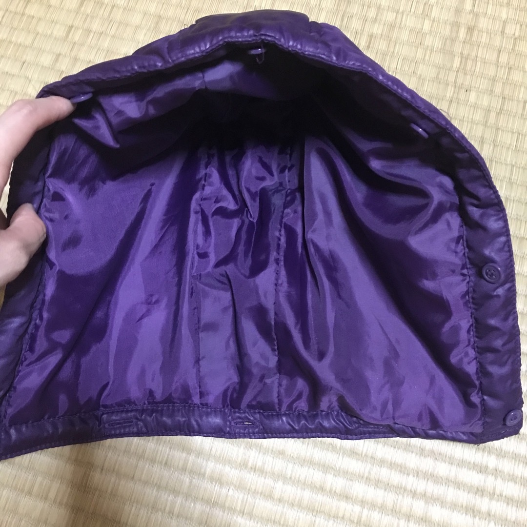 しまむら(シマムラ)の中綿ジャンバーの帽子　紫　パープル レディースの帽子(その他)の商品写真