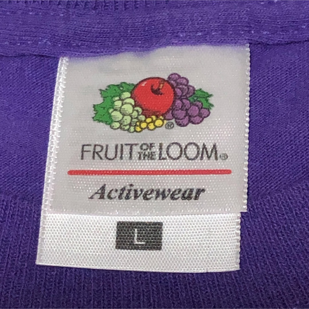 FRUIT OF THE LOOM(フルーツオブザルーム)のフルーツルーム　Tシャツ　パープル　ホワイト2枚　サイズL メンズのトップス(Tシャツ/カットソー(半袖/袖なし))の商品写真