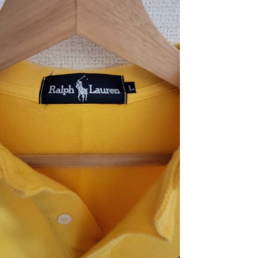 POLO RALPH LAUREN(ポロラルフローレン)のセール Ralph Lauren ラルフローレン ポロシャツ イエロー 半袖 レディースのトップス(ポロシャツ)の商品写真