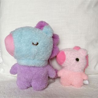 ビーティーイシビル(BT21)の匿名配送 BT21 MANG たっとん ねとん S ピンク マスコット(アイドルグッズ)