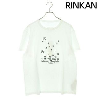 マルタンマルジェラ(Maison Martin Margiela)のマルタンマルジェラ1  23SS  S50GC0684 カレンダー刺繍Tシャツ メンズ M(Tシャツ/カットソー(半袖/袖なし))