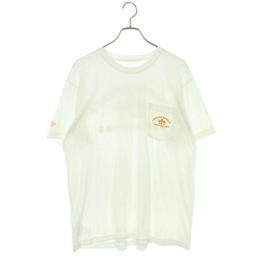 メンズクロムハーツ  Orange Cemetery Cross Tee セメタリークロスプリントTシャツ メンズ XL