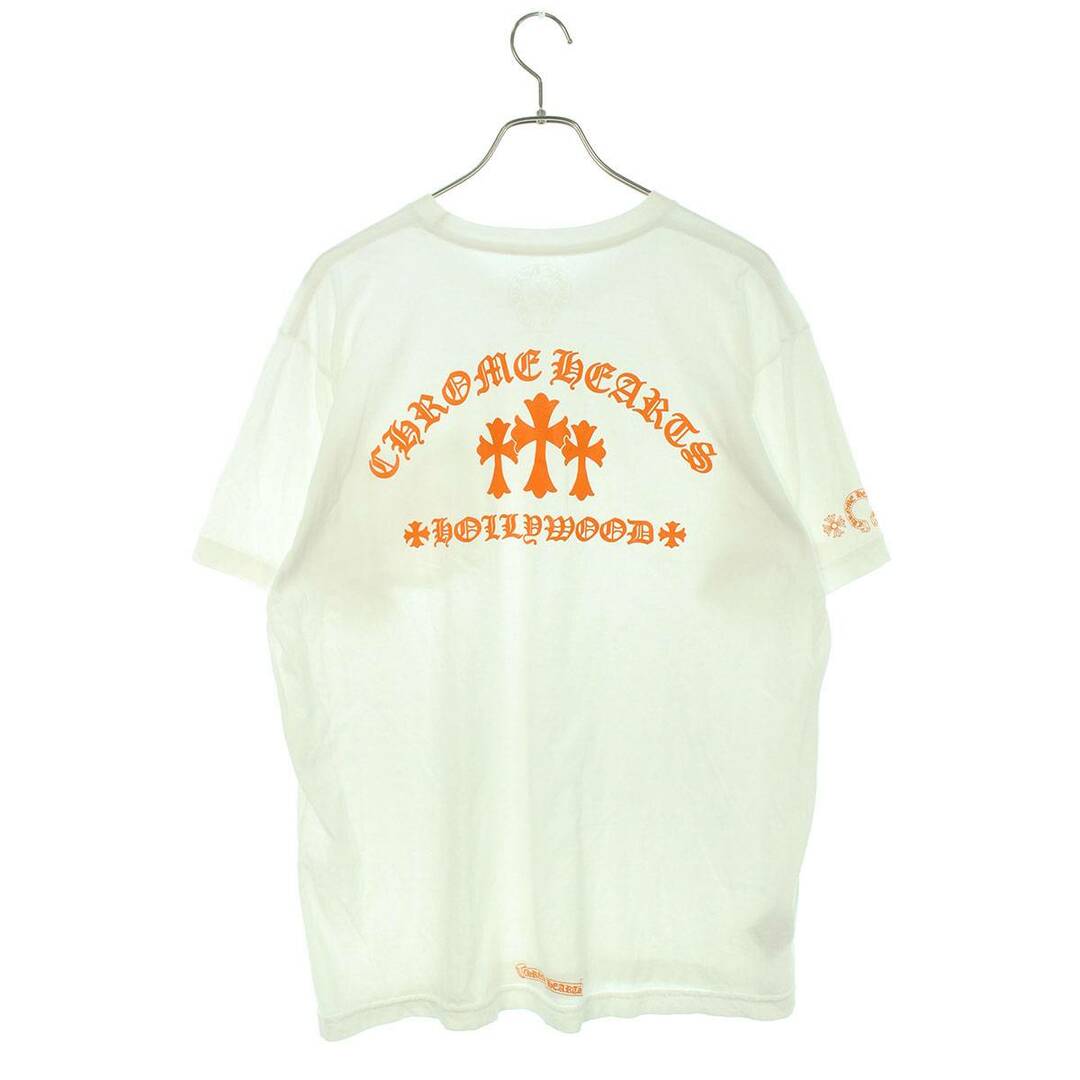 クロムハーツ  Orange Cemetery Cross Tee セメタリークロスプリントTシャツ メンズ XL