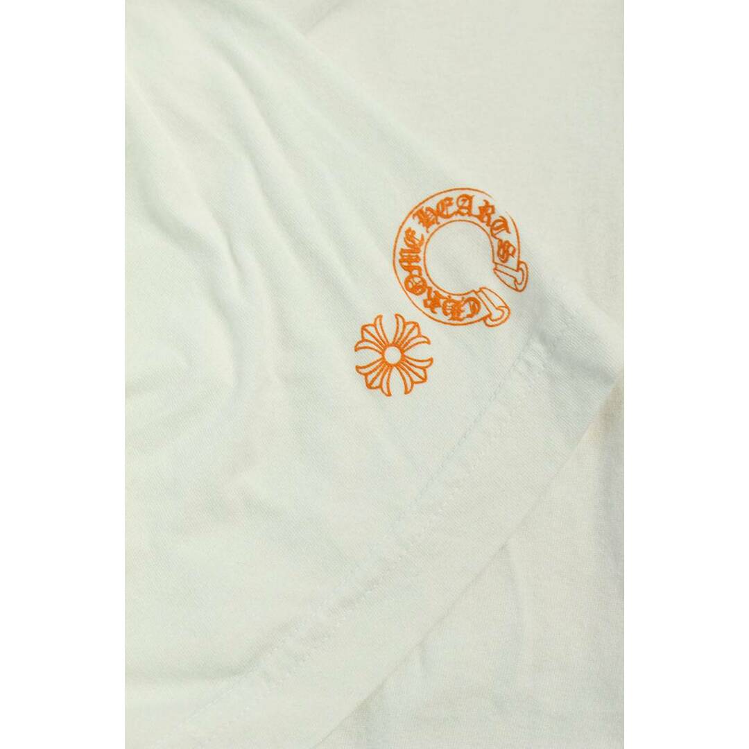 クロムハーツ  Orange Cemetery Cross Tee セメタリークロスプリントTシャツ メンズ XL