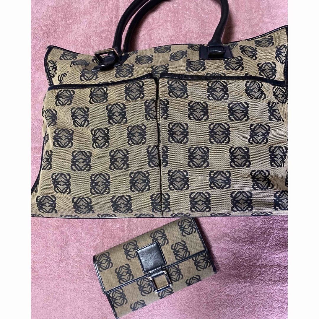 ロエベ アナグラムトートバッグ長財布セット