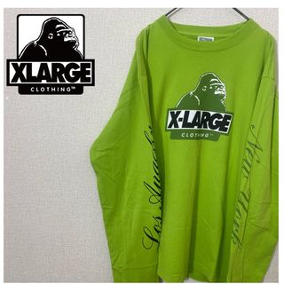 エクストララージ(XLARGE)のX-LARGE/エクストララージ　プリント　ロンT 美品　メンズL(Tシャツ/カットソー(七分/長袖))