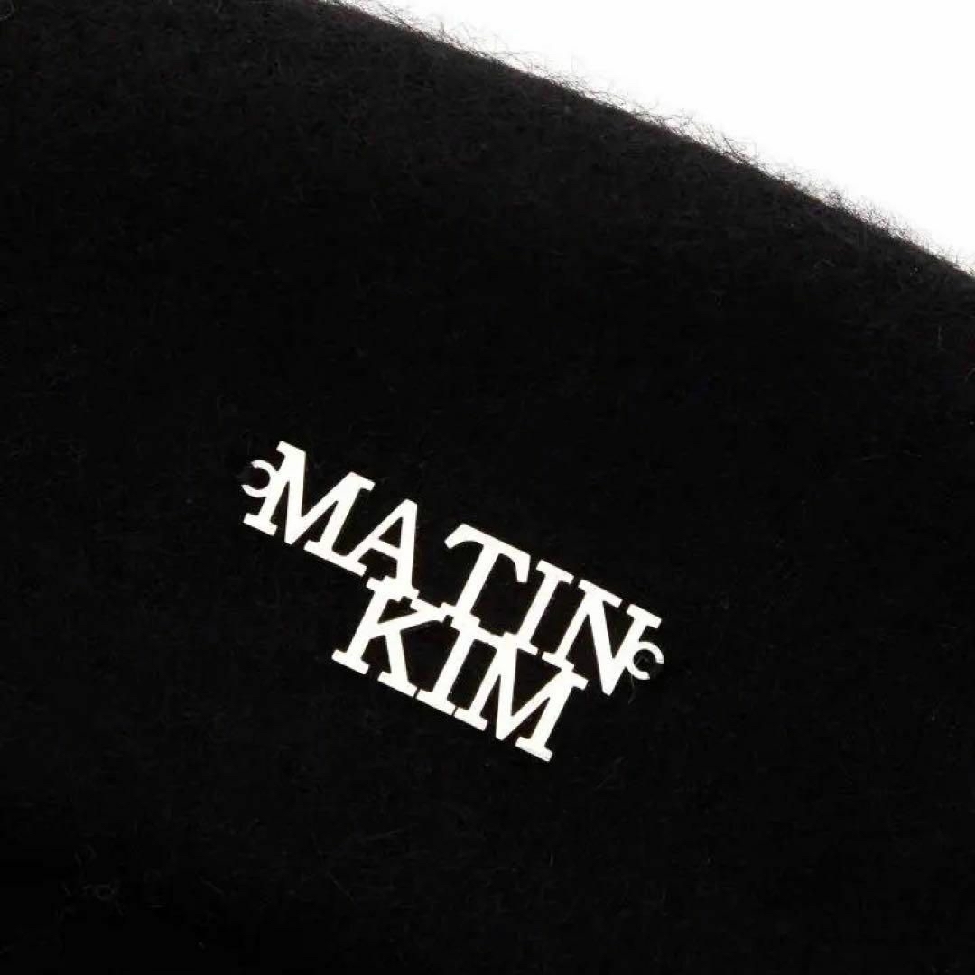ラスト】 Matin Kim ベレー帽 アイボリー 帽子 韓国 ニット帽