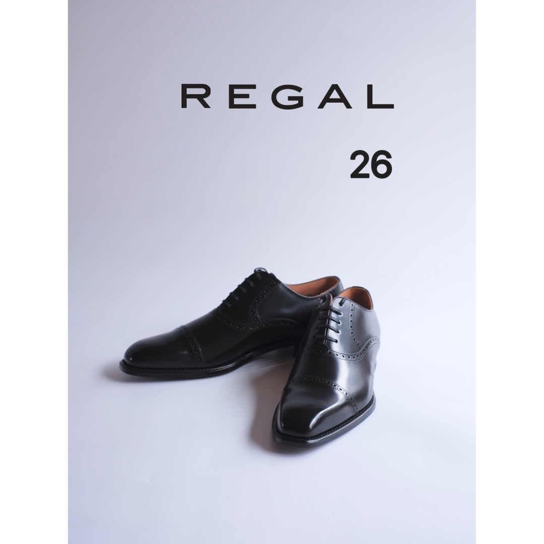 【新品未使用】リーガル REGAL ビジネスシューズ ブラック26cmカラー