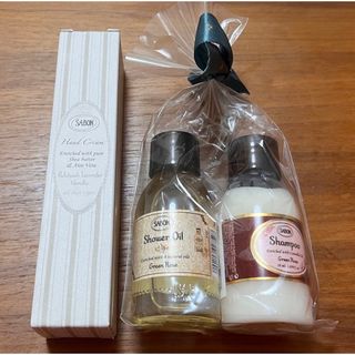 サボン(SABON)の【新品未使用】サボン SABONハンドクリーム シャンプー シャワーオイルセット(ハンドクリーム)