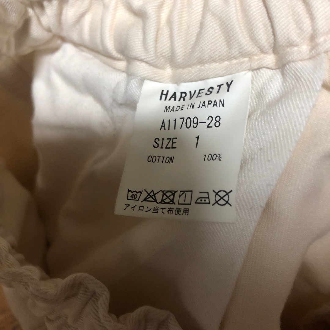 HARVESTY   ハーベスティ サーカスパンツ アイボリーの通販 by ycy