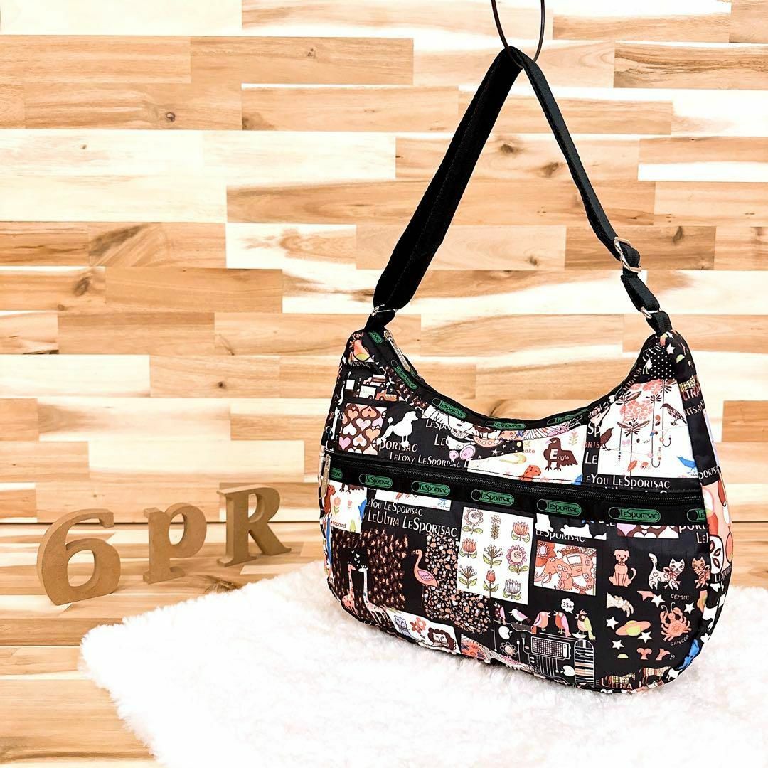 LeSportsac - 【レスポートサック】アニマル 花柄 パッチワーク