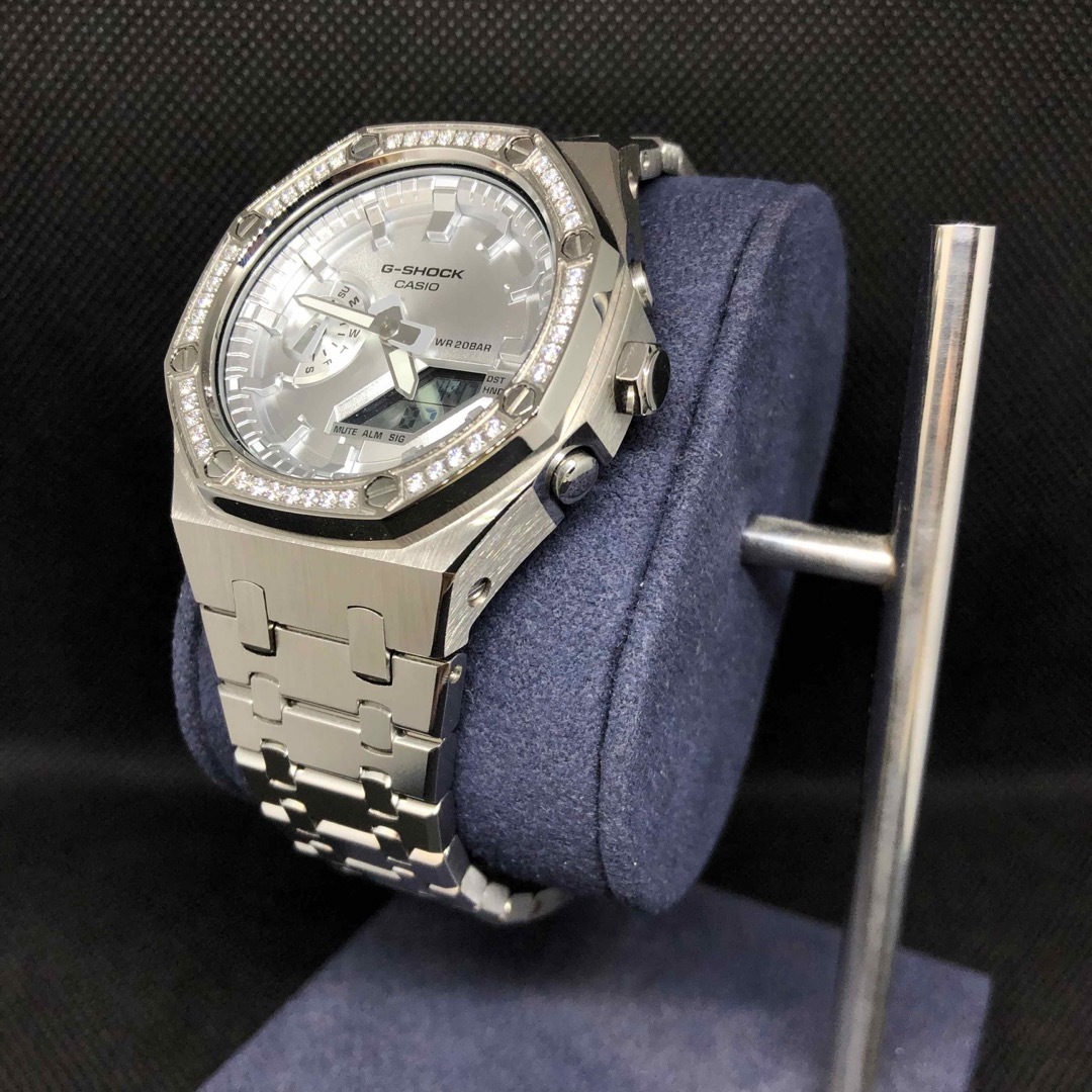 GA-2100本体付き ステンレスベルトセット カシオーク カスタム Gショック | フリマアプリ ラクマ GA-2100本体付き ステンレスベルトセット カシオーク カスタム Gショック | フリマアプリ ラクマ