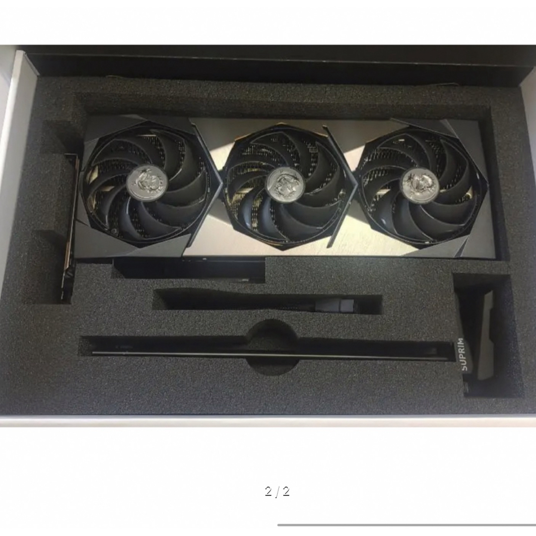 MSI GeForce RTX 3090 Ti SUPRIM X 24 スマホ/家電/カメラのPC/タブレット(PCパーツ)の商品写真
