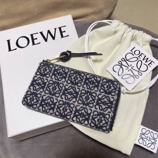 LOEWE ロエベ アナグラム ジャガード カードケース コインカードホルダー