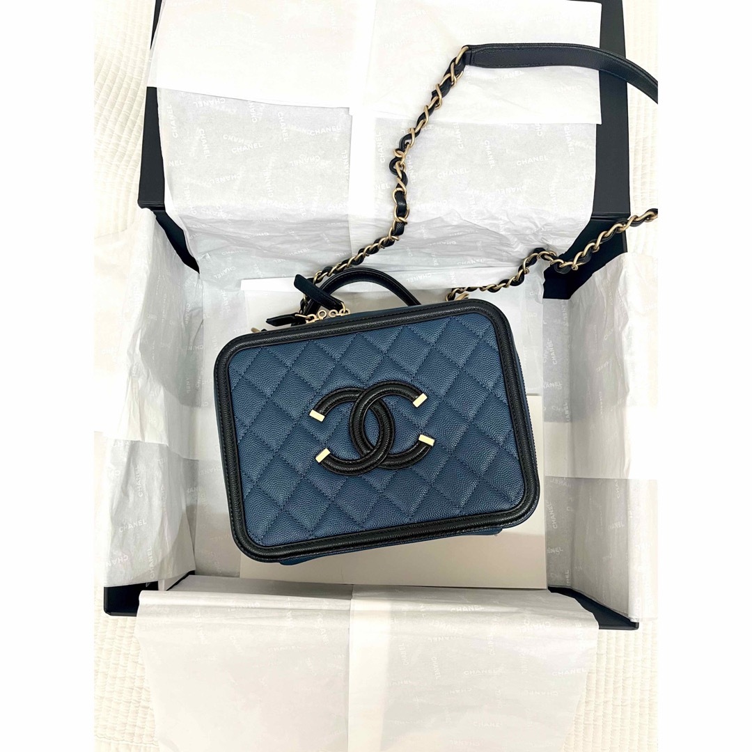 CHANEL キャビアスキン バニティ バッグ レア