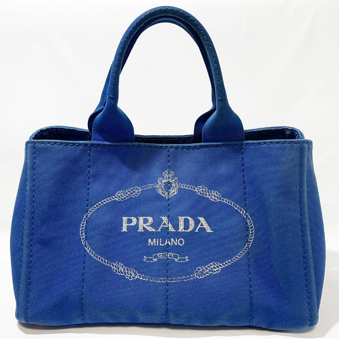 PRADA プラダ カナパ トートバッグ 大きめ BN1877 ブルー - www