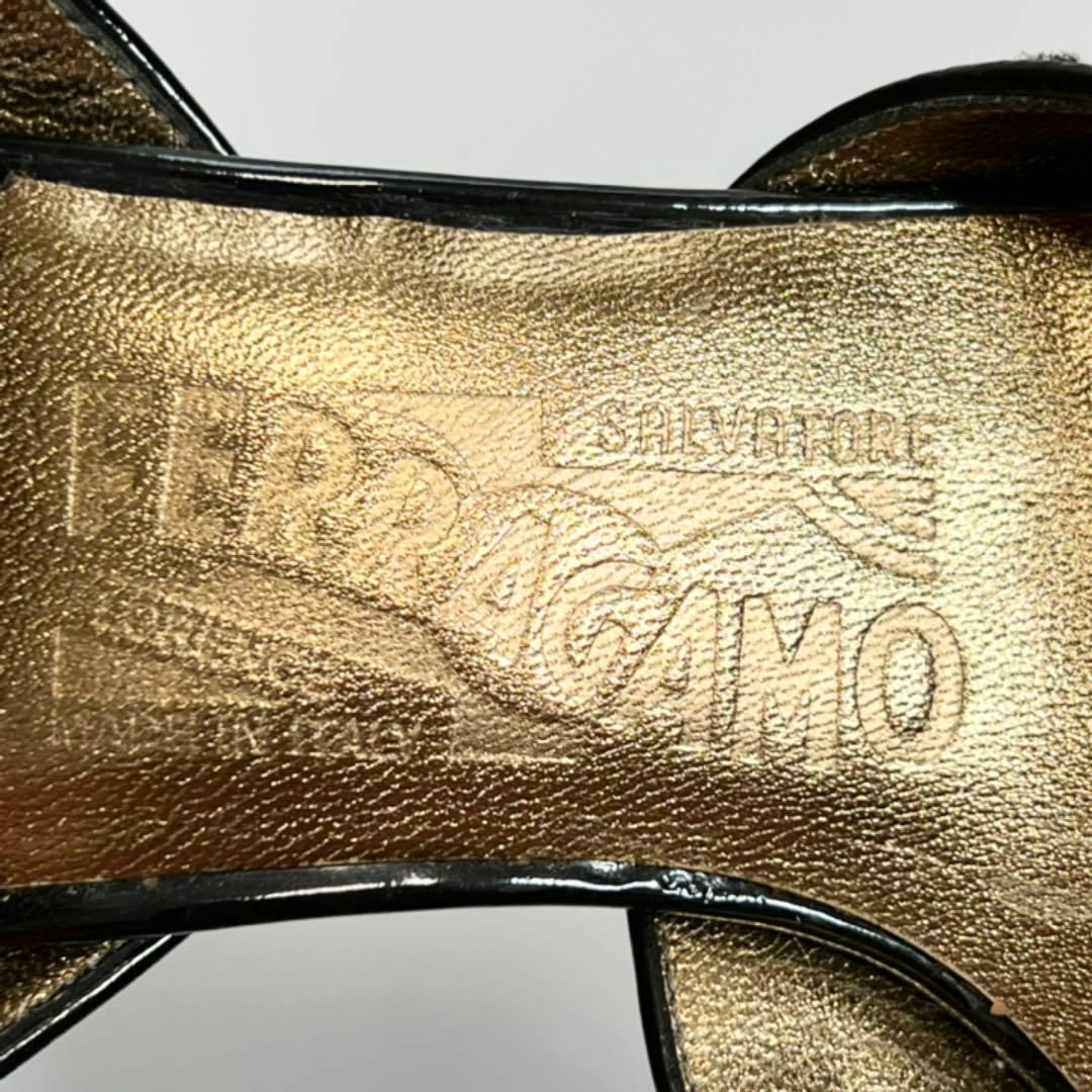Salvatore Ferragamo(サルヴァトーレフェラガモ)の【美品】 フェラガモ サンダル サイズ5 サンダル 22cm ドレス ミュール レディースの靴/シューズ(サンダル)の商品写真